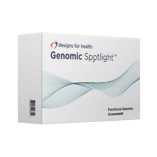 Genomic Spotlight genetic testing kit box