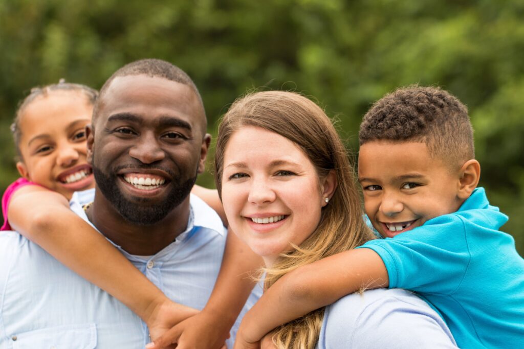 photo of a family
