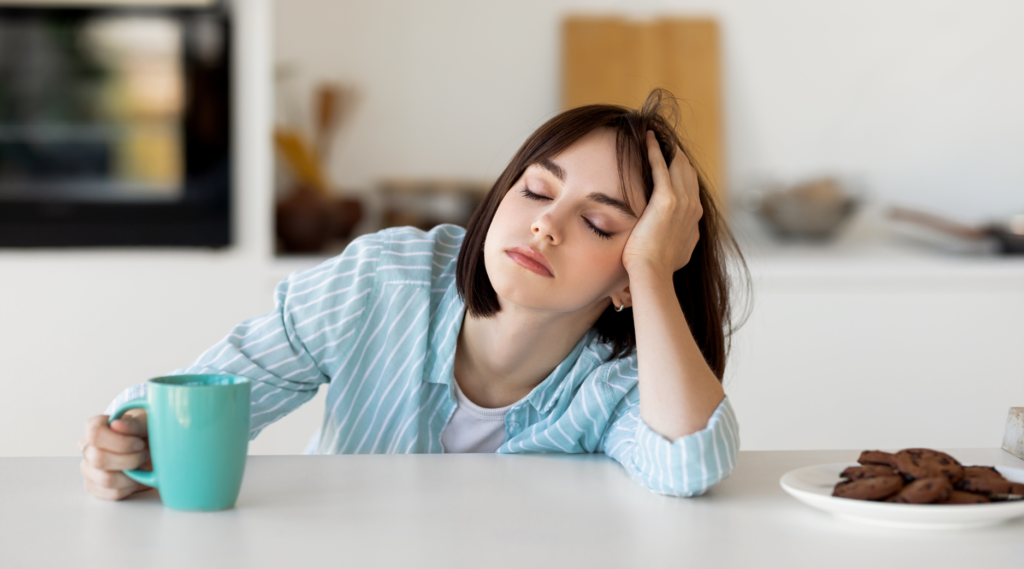 tired woman